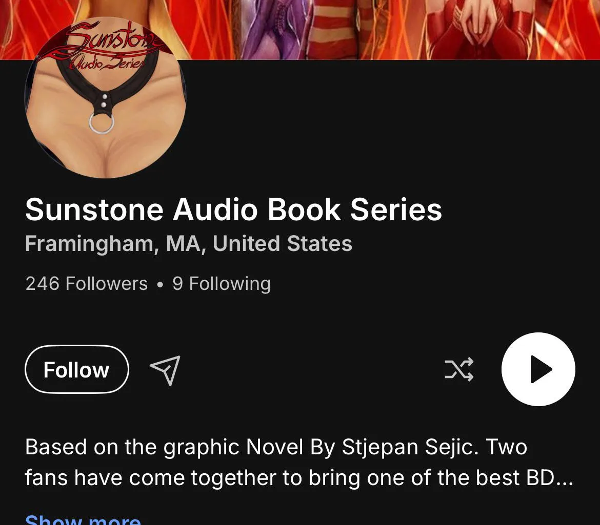 Does anyone know what happened to the audiobook? Inactive for six years and they deleted the first three books years ago as well
