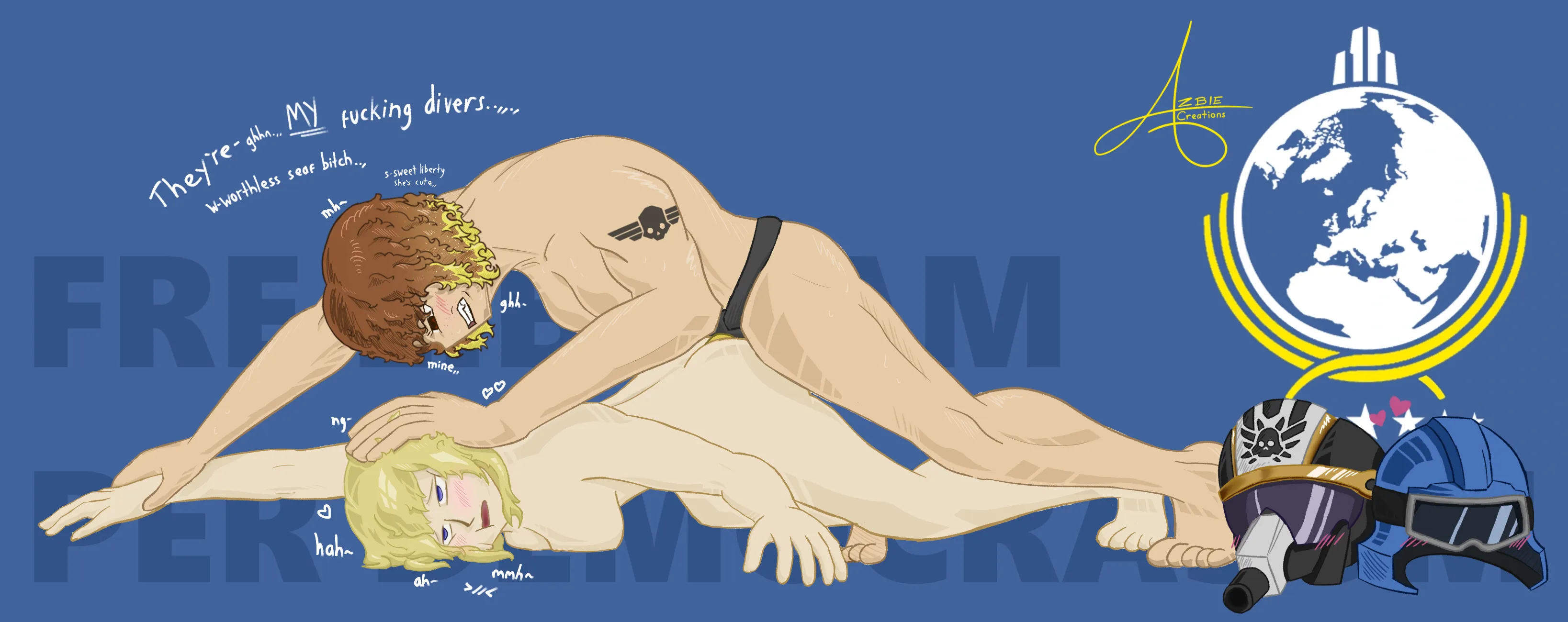 Eagle got a bit jealous ^w^ [my art]