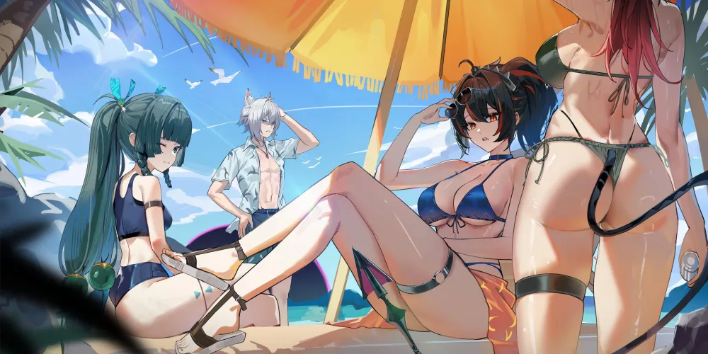Enjoying the beach [Zenless Zone Zero]