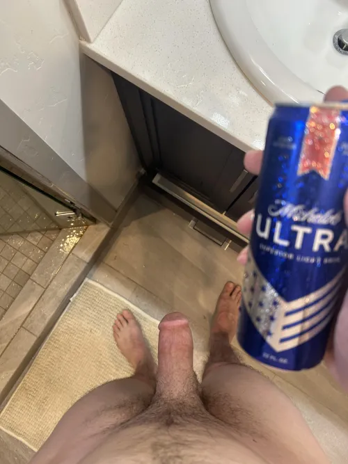 First time posting, nothing better than an ice cold shower beer!!