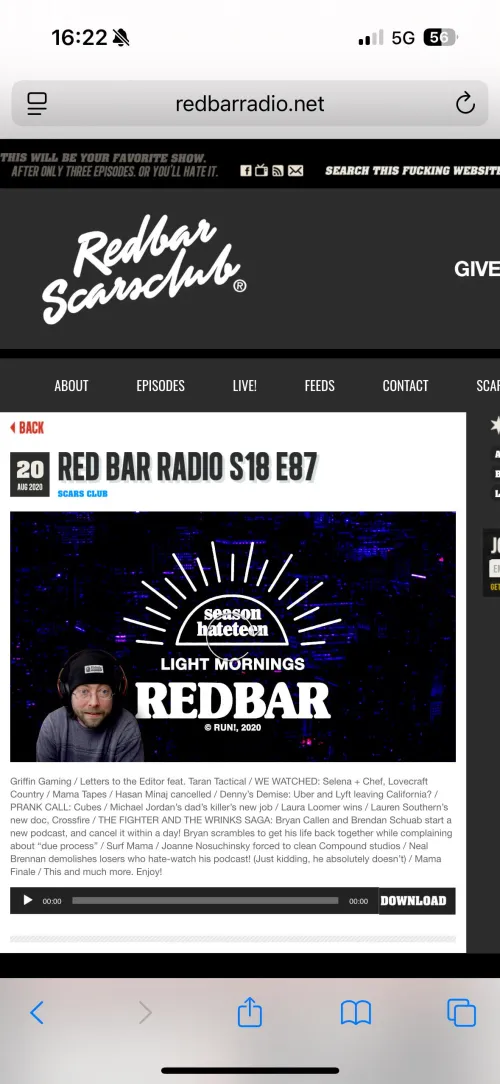 i was listening to a random old episode today. who is random guy at the end?