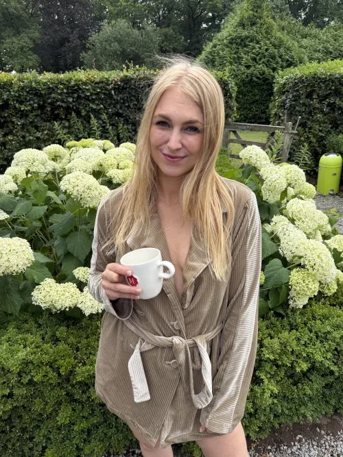 Morning coffee with me