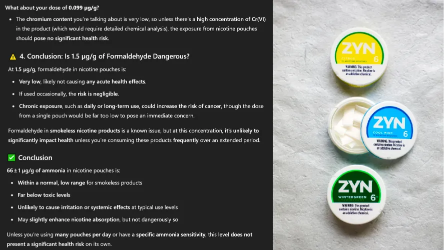 Nicotine Pouch Safety