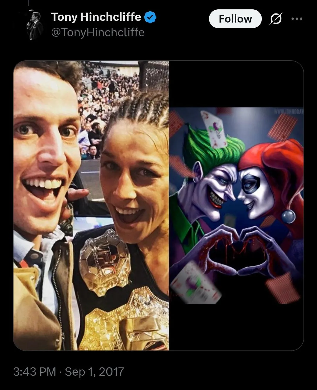 Of course he had a HarleyQuinn