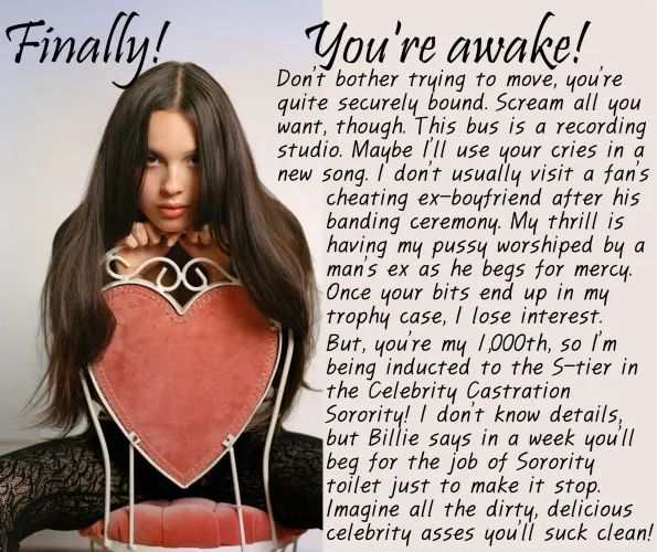 Olivia Rodrigo Reaches S-Tier Castratrix [No Imagefap]