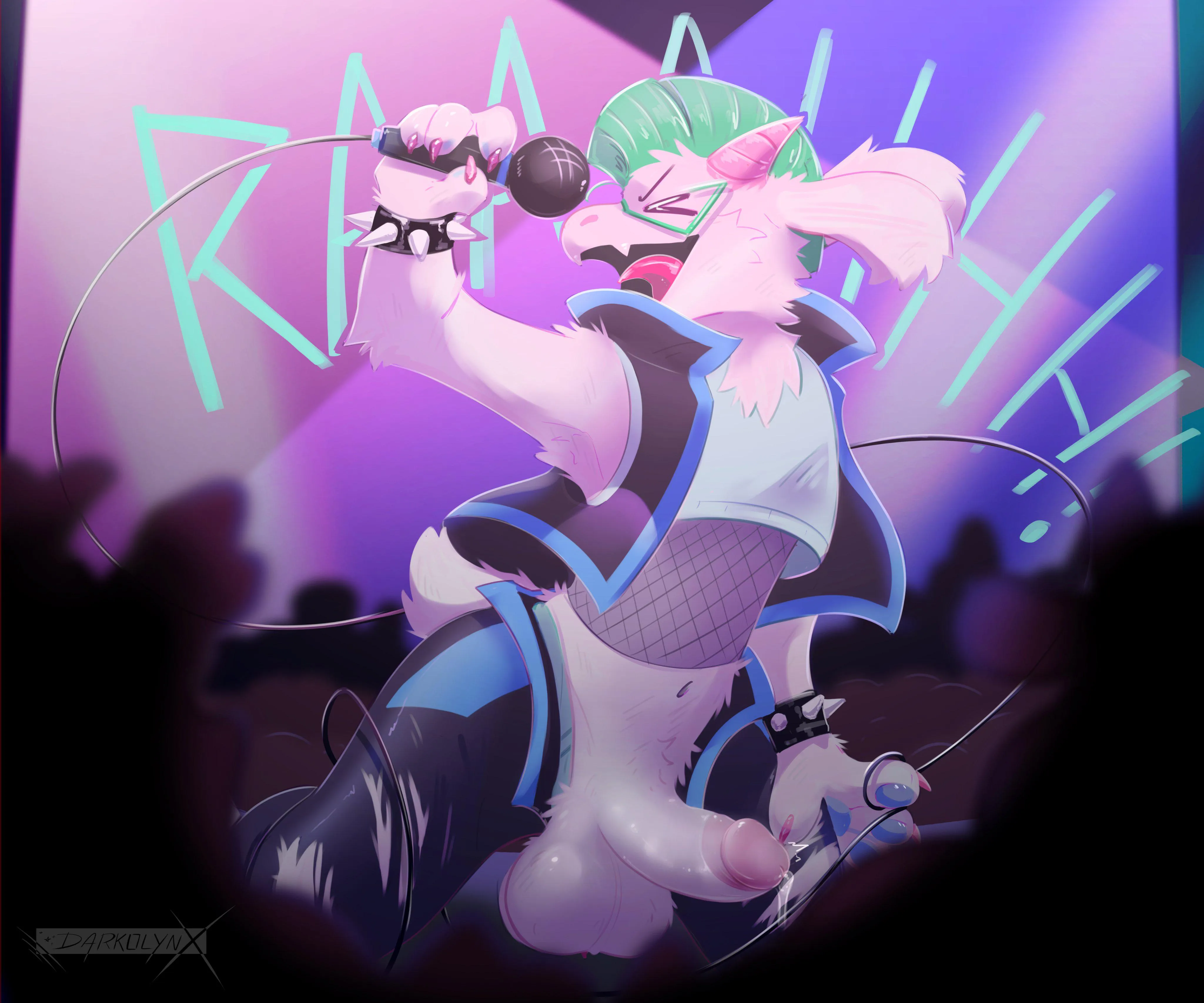 Ralsei showing his best in the stage >w< (DarkoLynx) [M]
