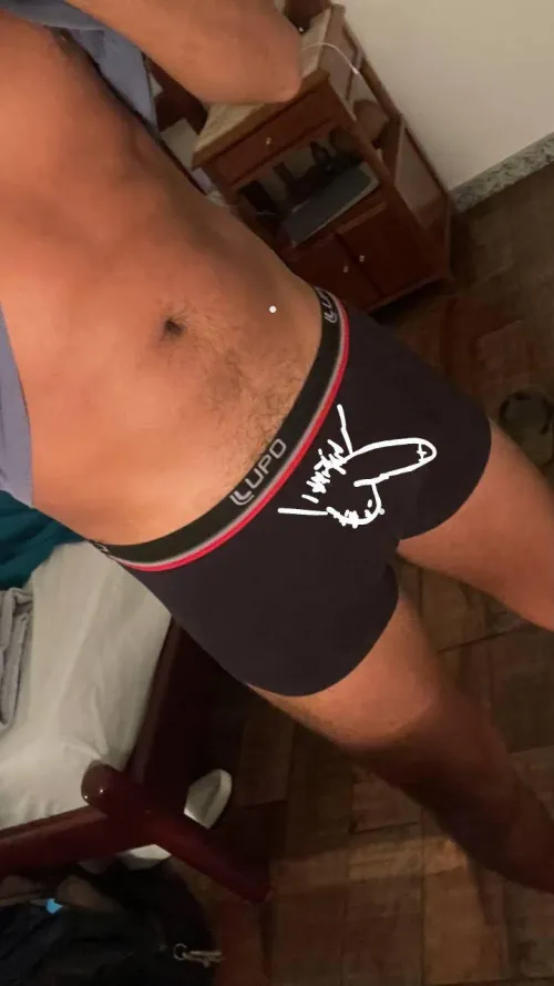 So, me and my friends crated a game wich one send a undie pic and the other try to draw the dick outline through It. Its fun af