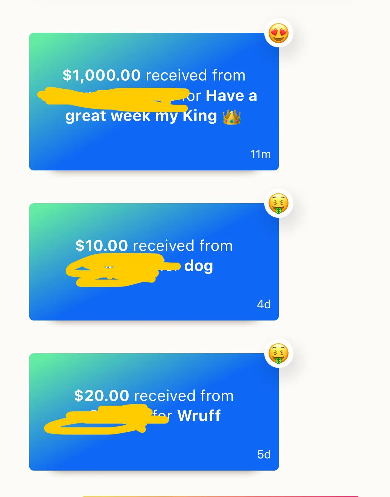 Start your week right. Treat your Master and show him his value with the only thing that matters: your wallet.