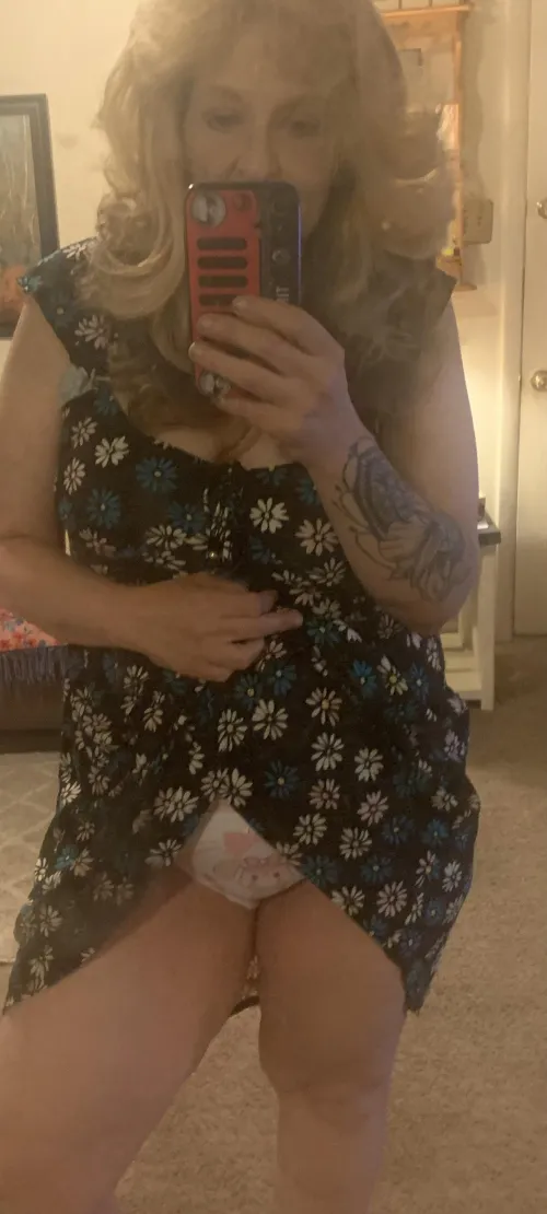 Sundress and diaps perfect combo