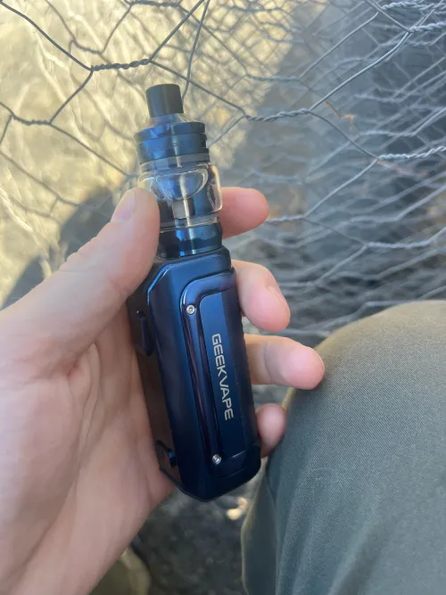 What does everyone think? It’s never let me down aha. Geekvape m100. 0.3ohm coil. Sub ohm