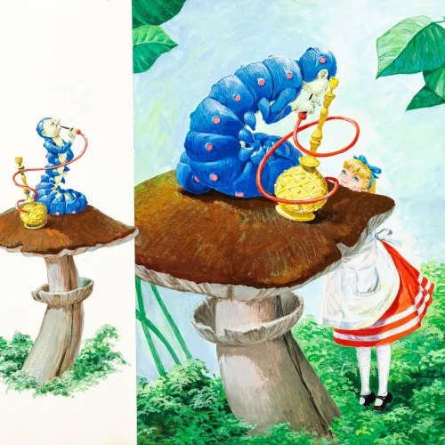 Alice in Wonderland illustration by  Libico Maraja