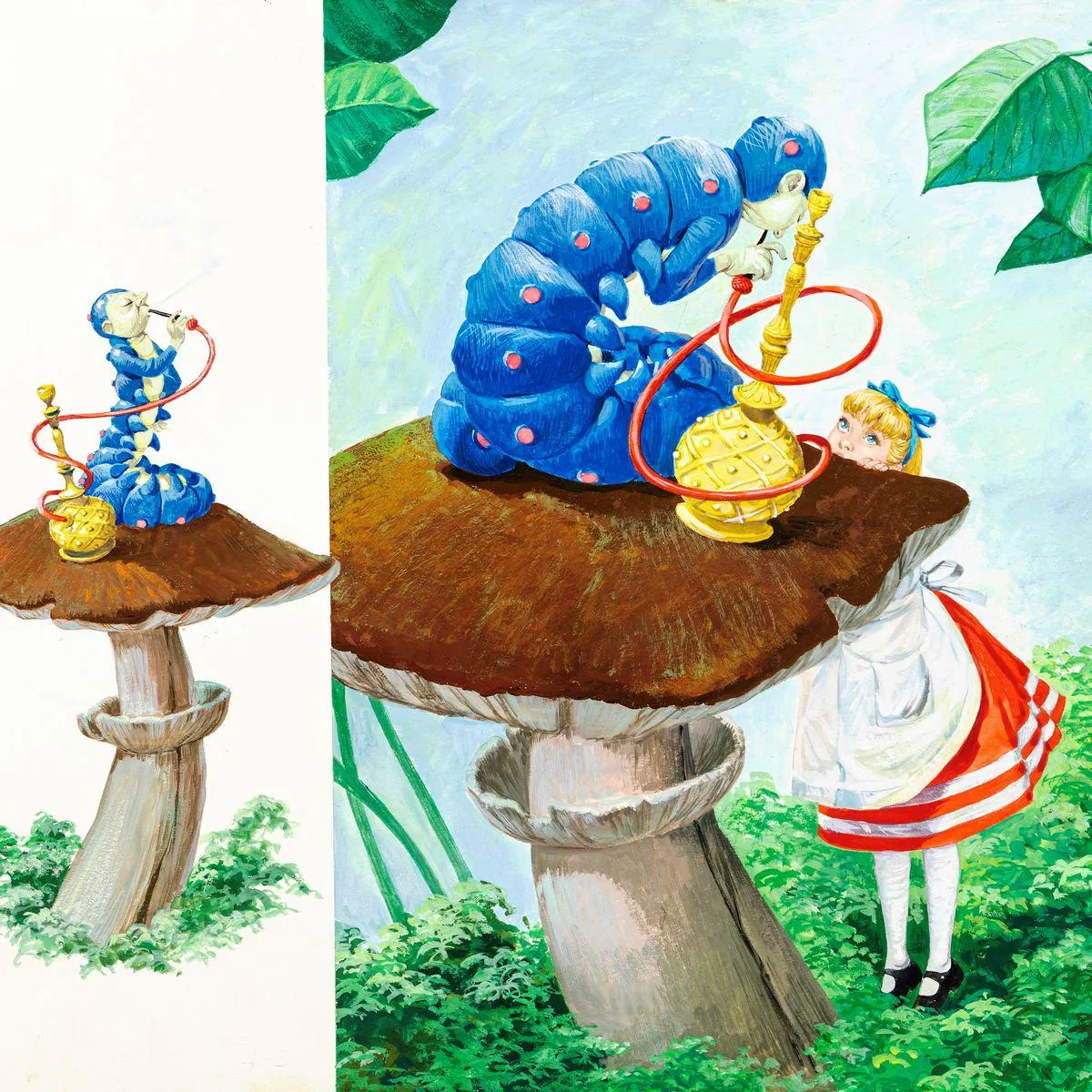 Alice in Wonderland illustration by  Libico Maraja