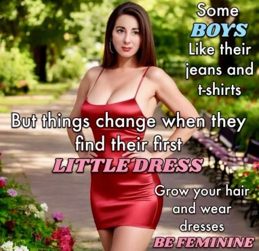 Be feminine, be who you really are 💖💖💖