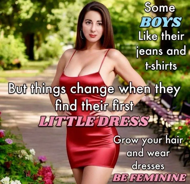 Be feminine, be who you really are 💖💖💖