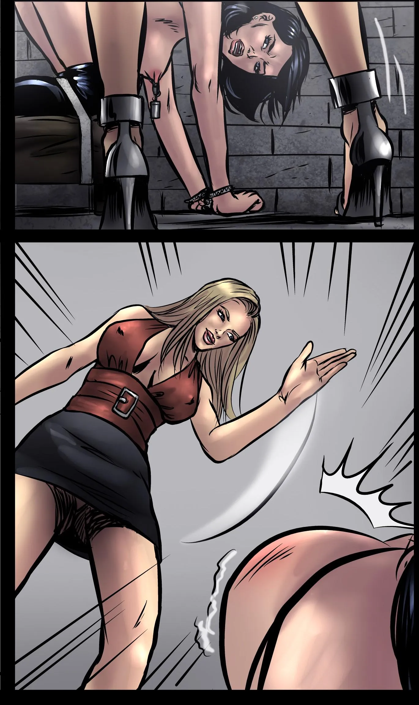 Better to say hello is to give a good slap.