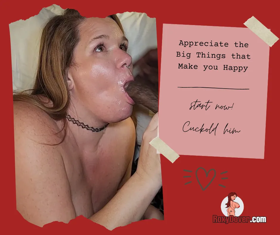 Big things make me happy! Loyalfans.com/roxydover