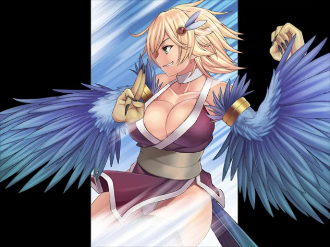 Day 191 posting skill cut-ins. Tsubame (Kunoichi Harpy)