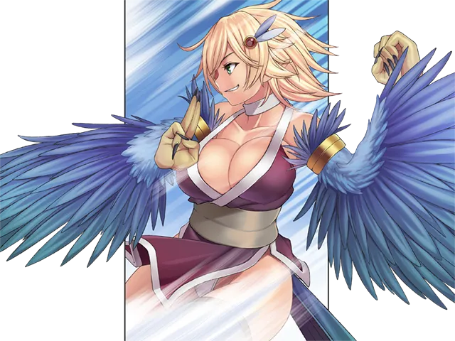 Day 191 posting skill cut-ins. Tsubame (Kunoichi Harpy)