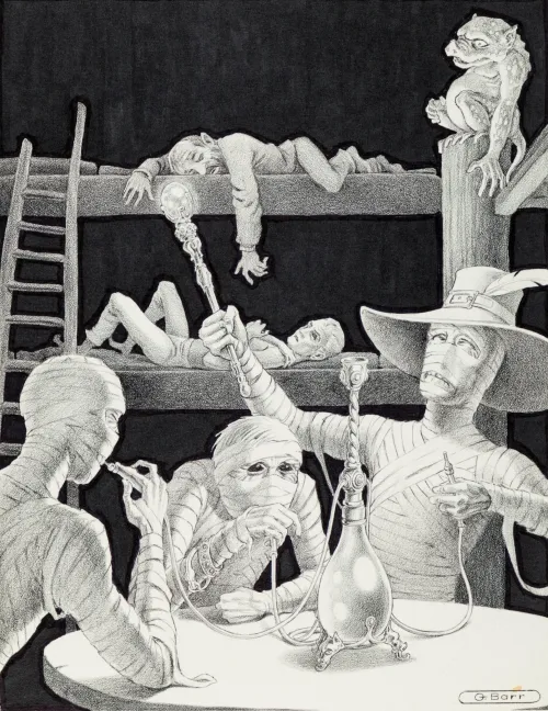 Drug Den by George Barr