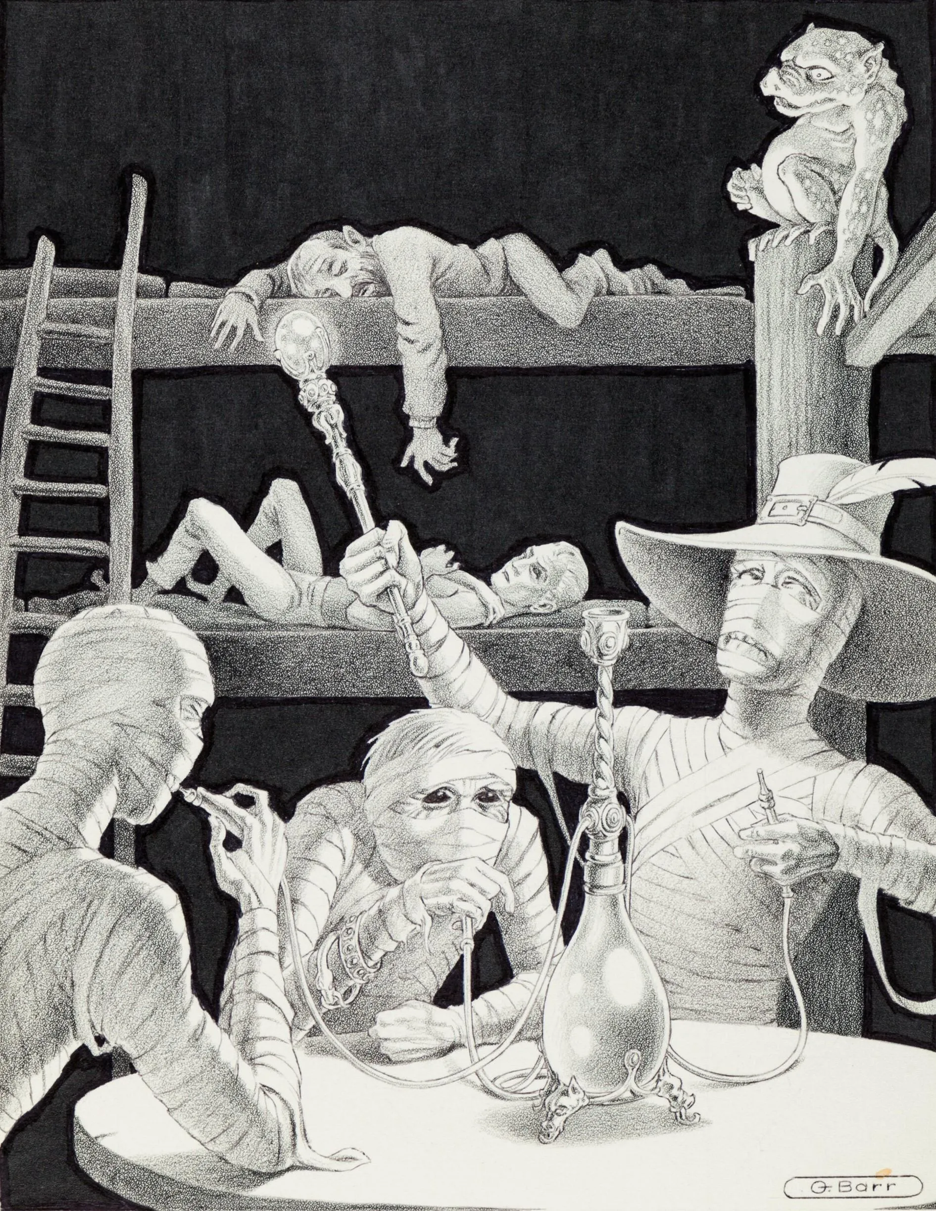 Drug Den by George Barr