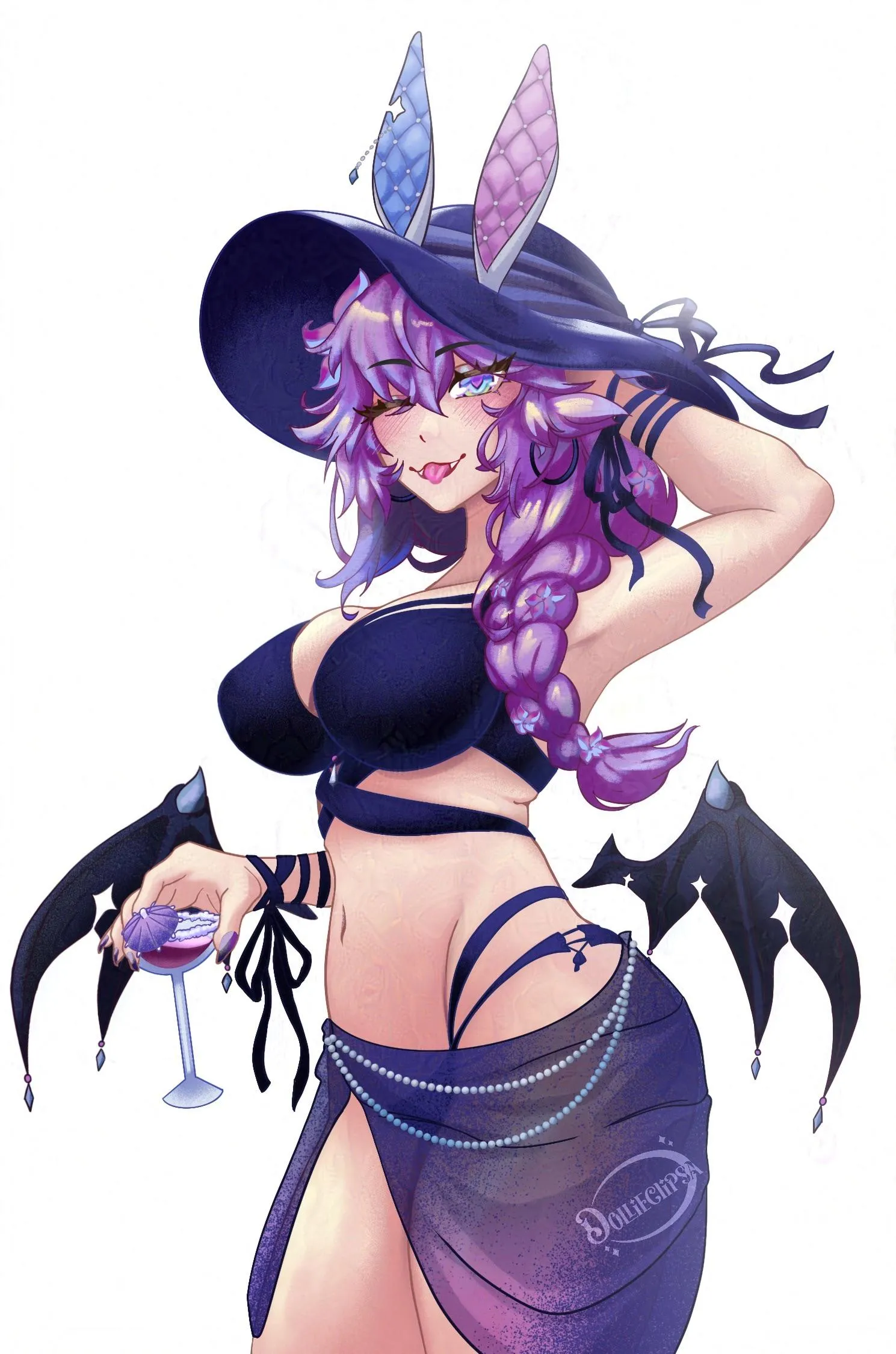 First time drawing Cottontail hope you like it as much as I do :>