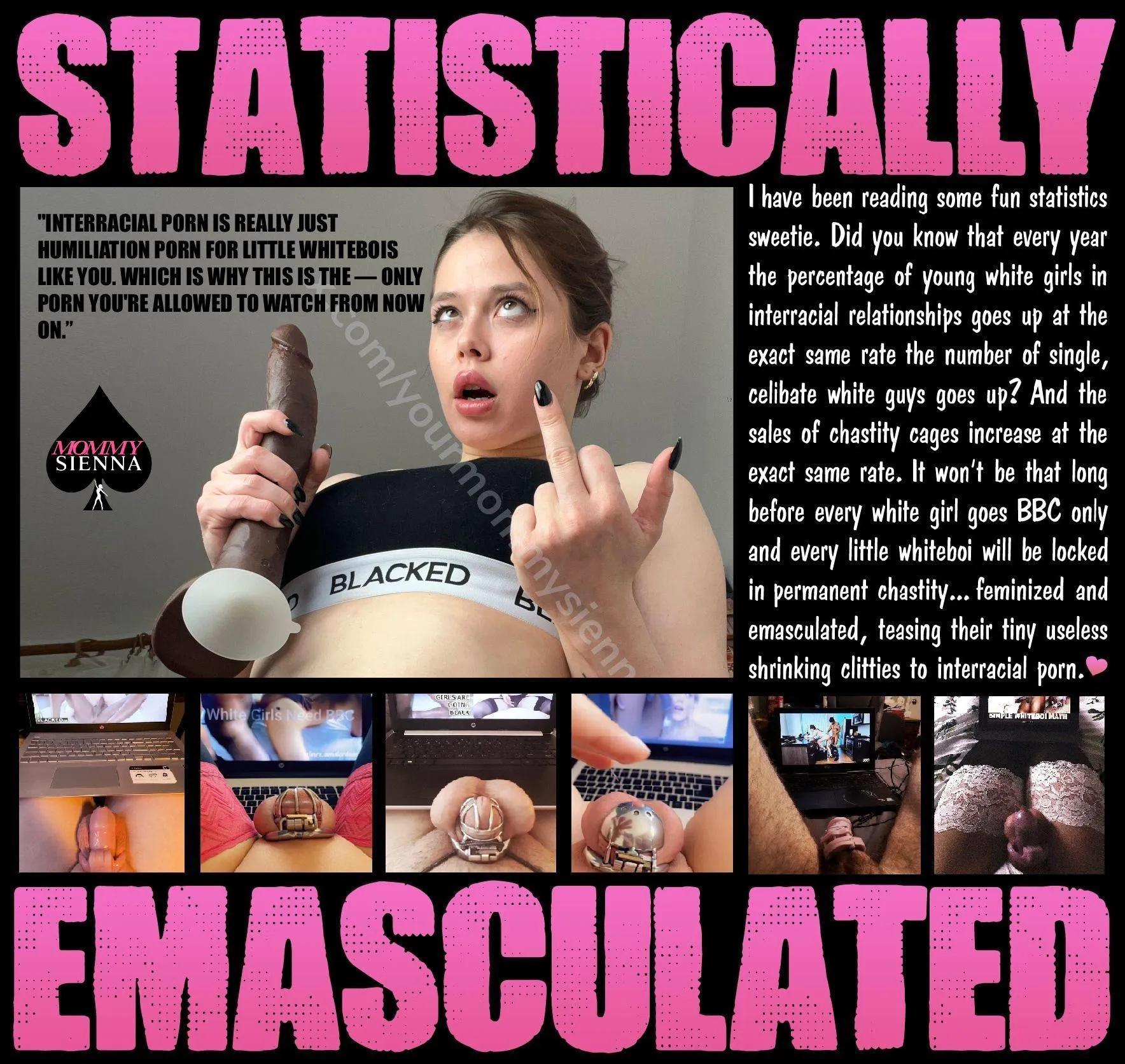 Fun fact: chastity cages was found by a white guy for whiteboys