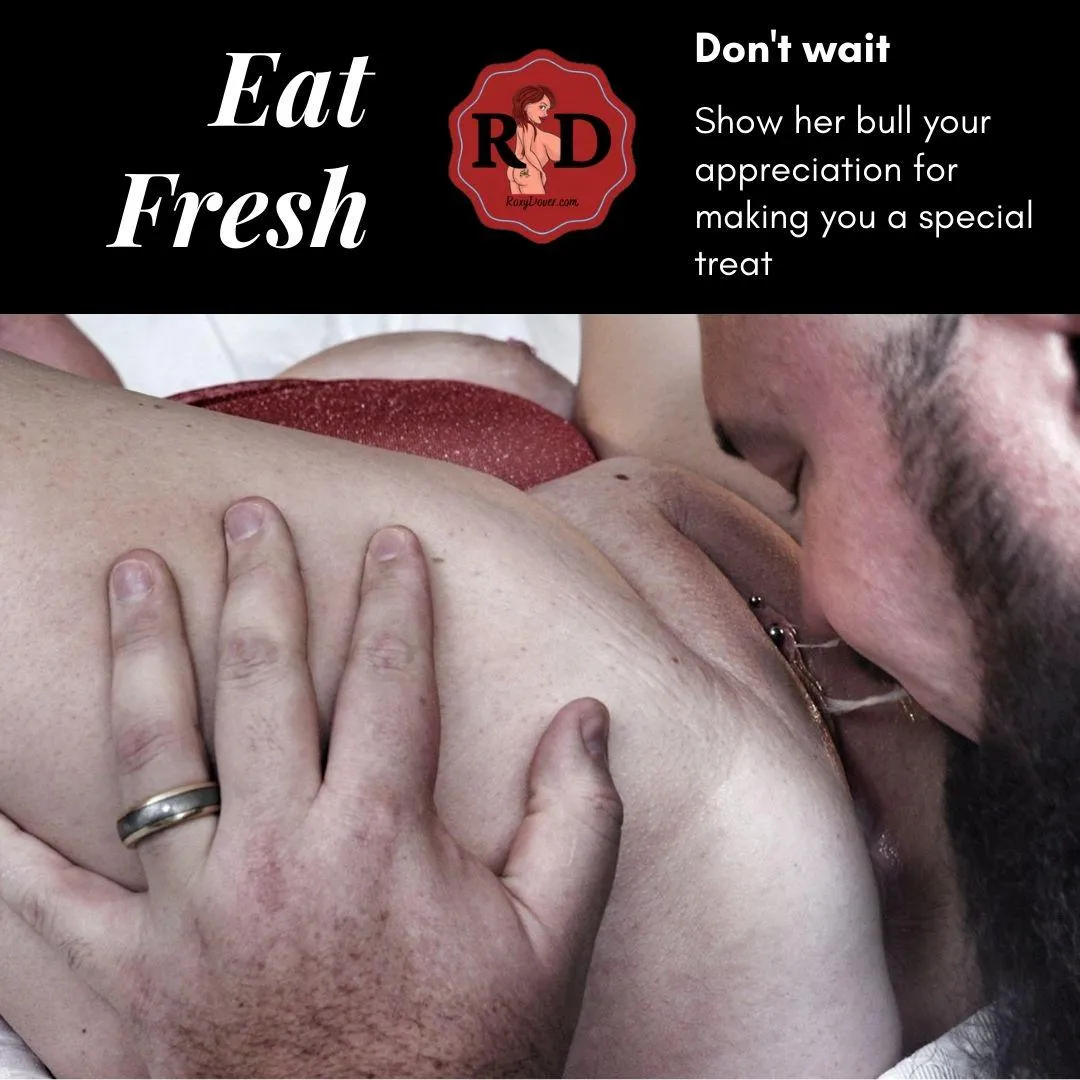 Get cleaning! And show our bull some appreciation for the gift he left you. Loyalfans.com/roxydover