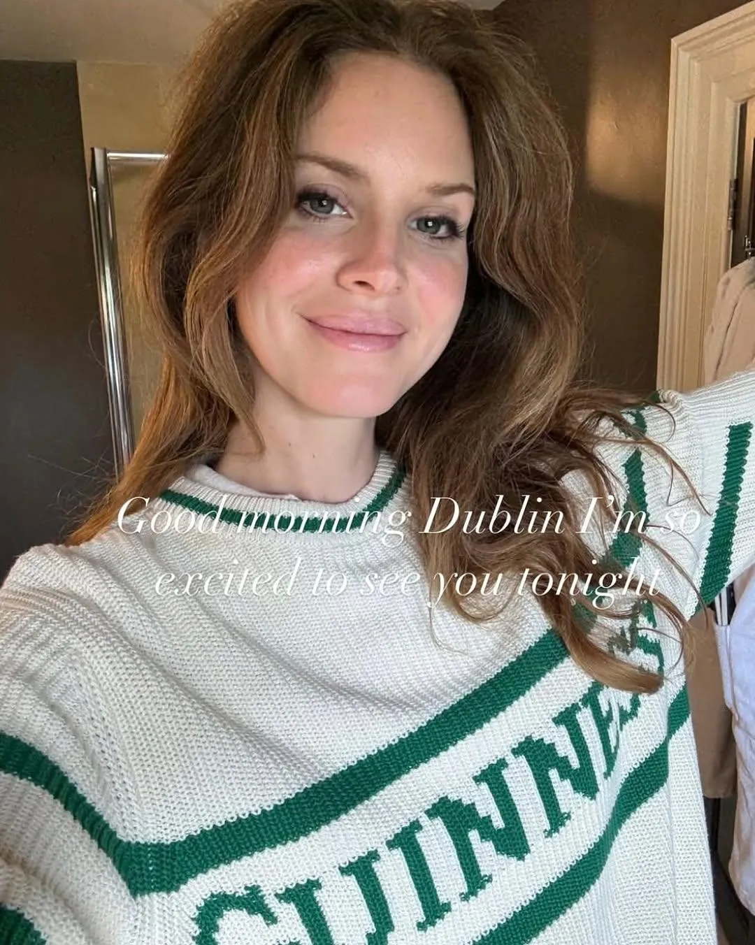 Lana ahead of her Dublin show