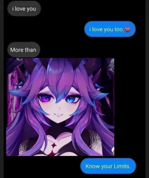 Let’s not get crazy here 😆💜