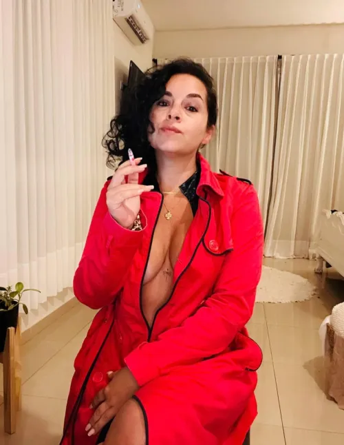 maybe I should take off my coat and smoke naked