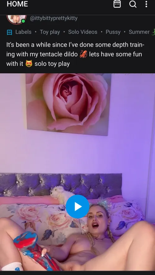 New video posted! Cum see why my fans are loving this one 😻 you can see it and all my videos I’ve ever made without ppv on my VIP page 💕 link below 👇🏻