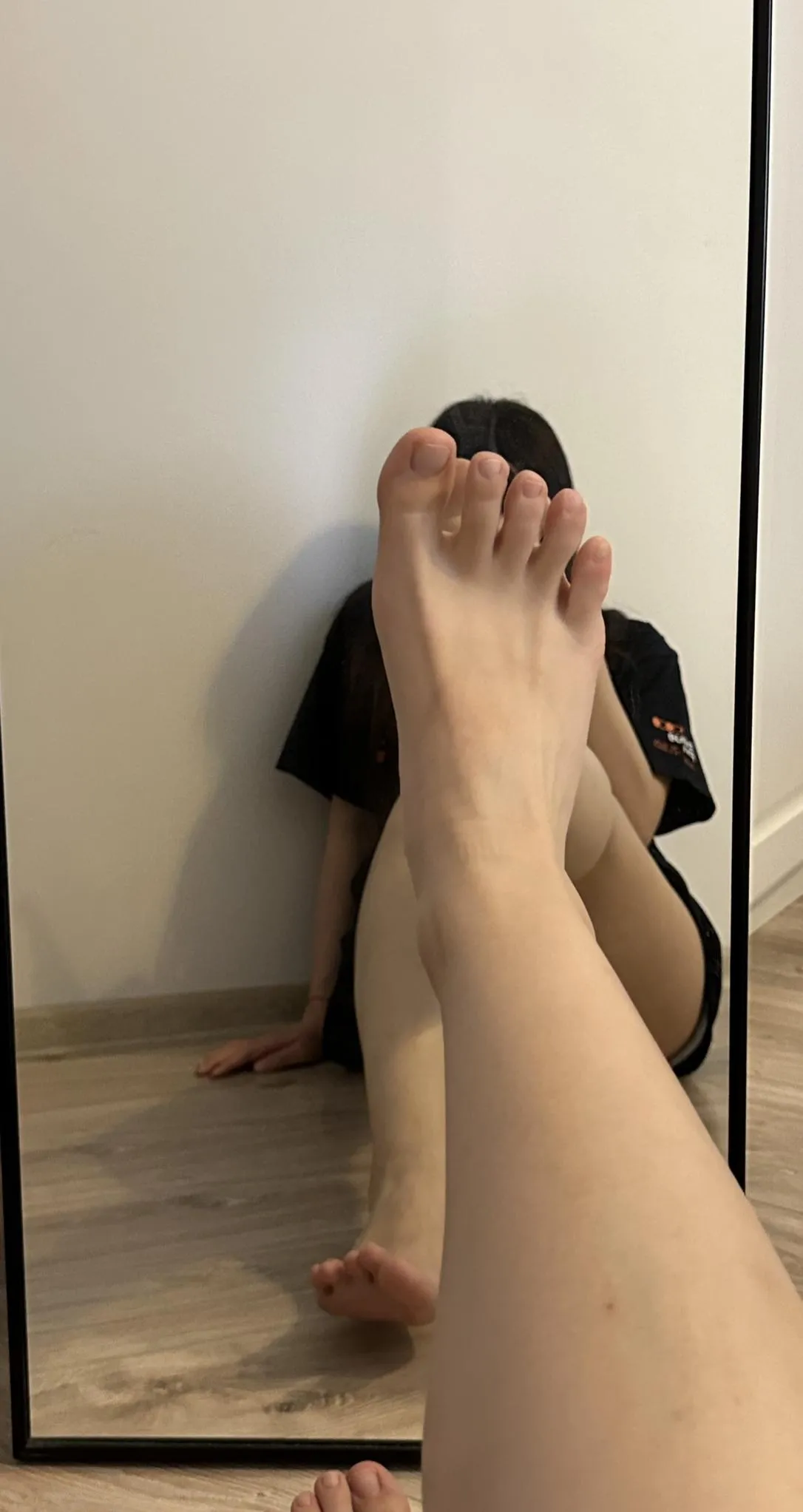 One leg up, one thought on your mind