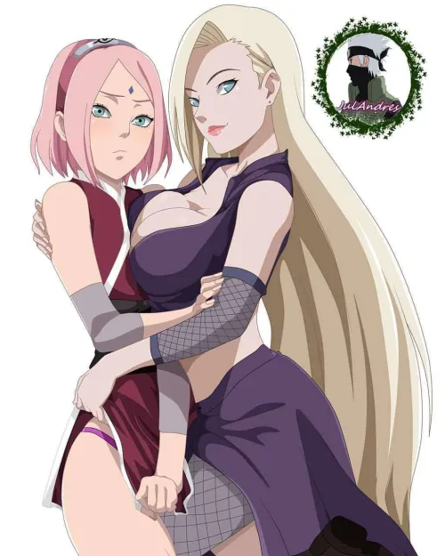 Sakura and Ino