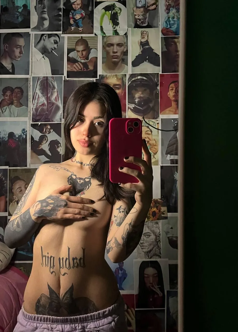 Small boobs, small ass but still scorching hot.