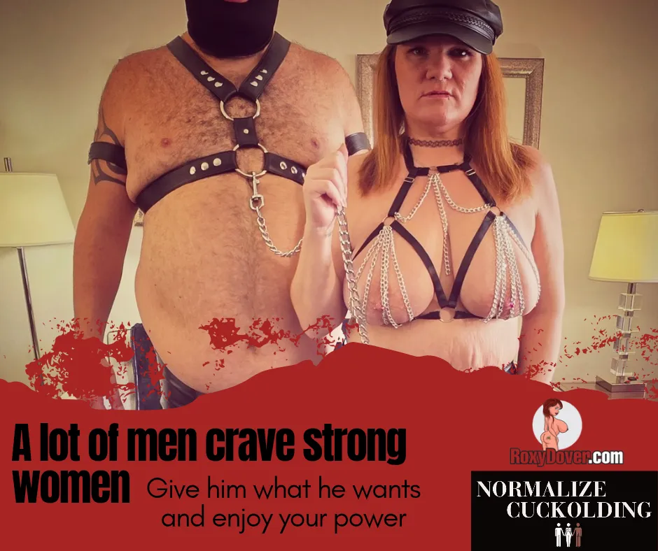 Take control, you'll both enjoy it. Loyalfans.com/roxydover