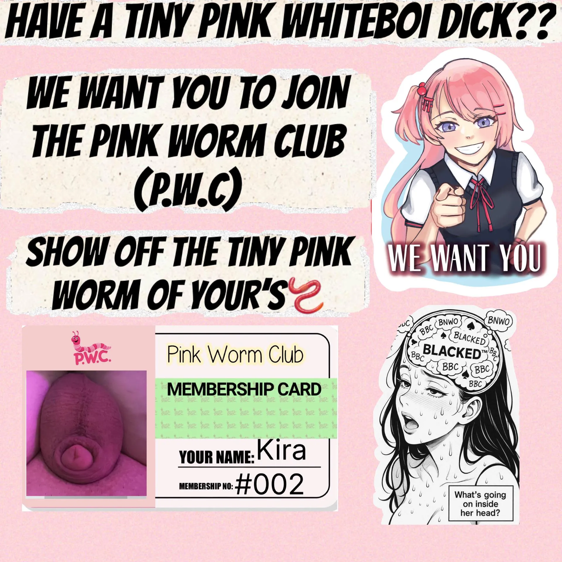 The Pink Worm Club Has Been Raised!! It Is Real!