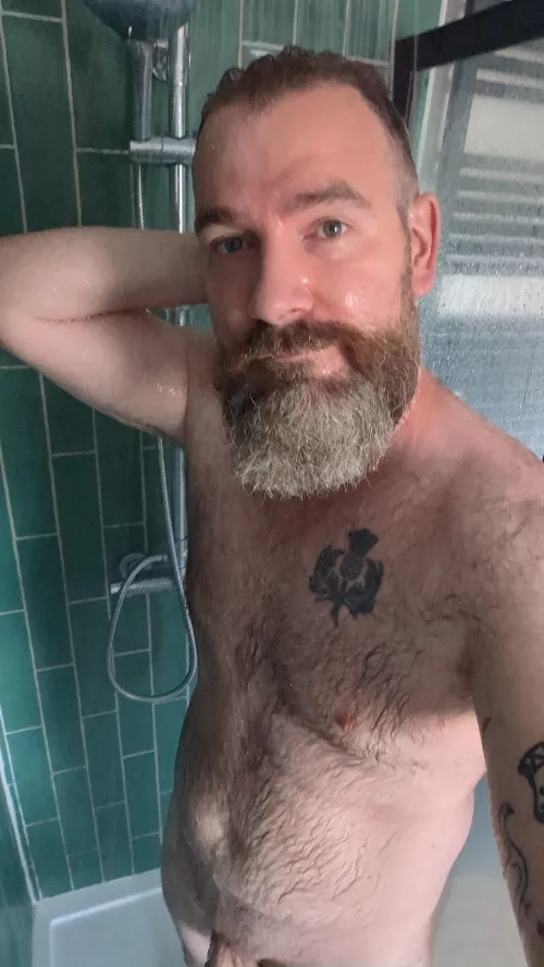 Too hot, shower then a play needed