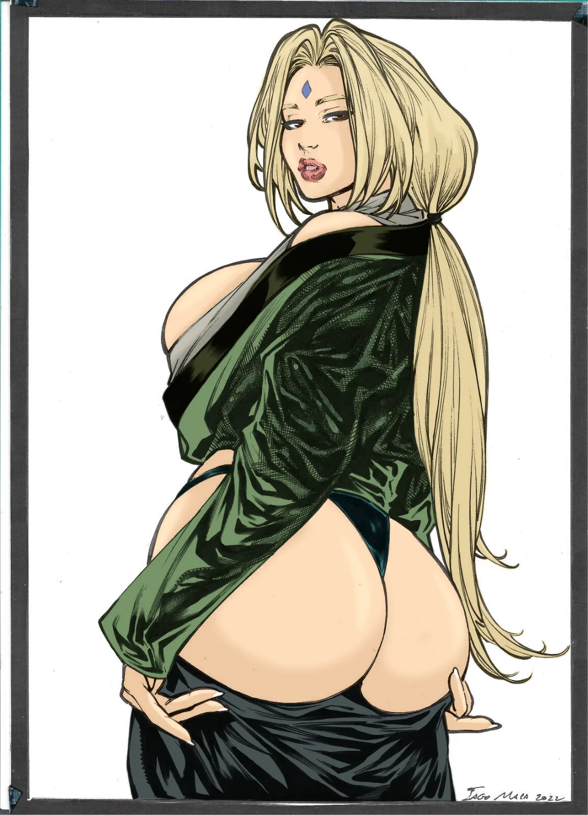 Tsunade pin-up by Iago Maia