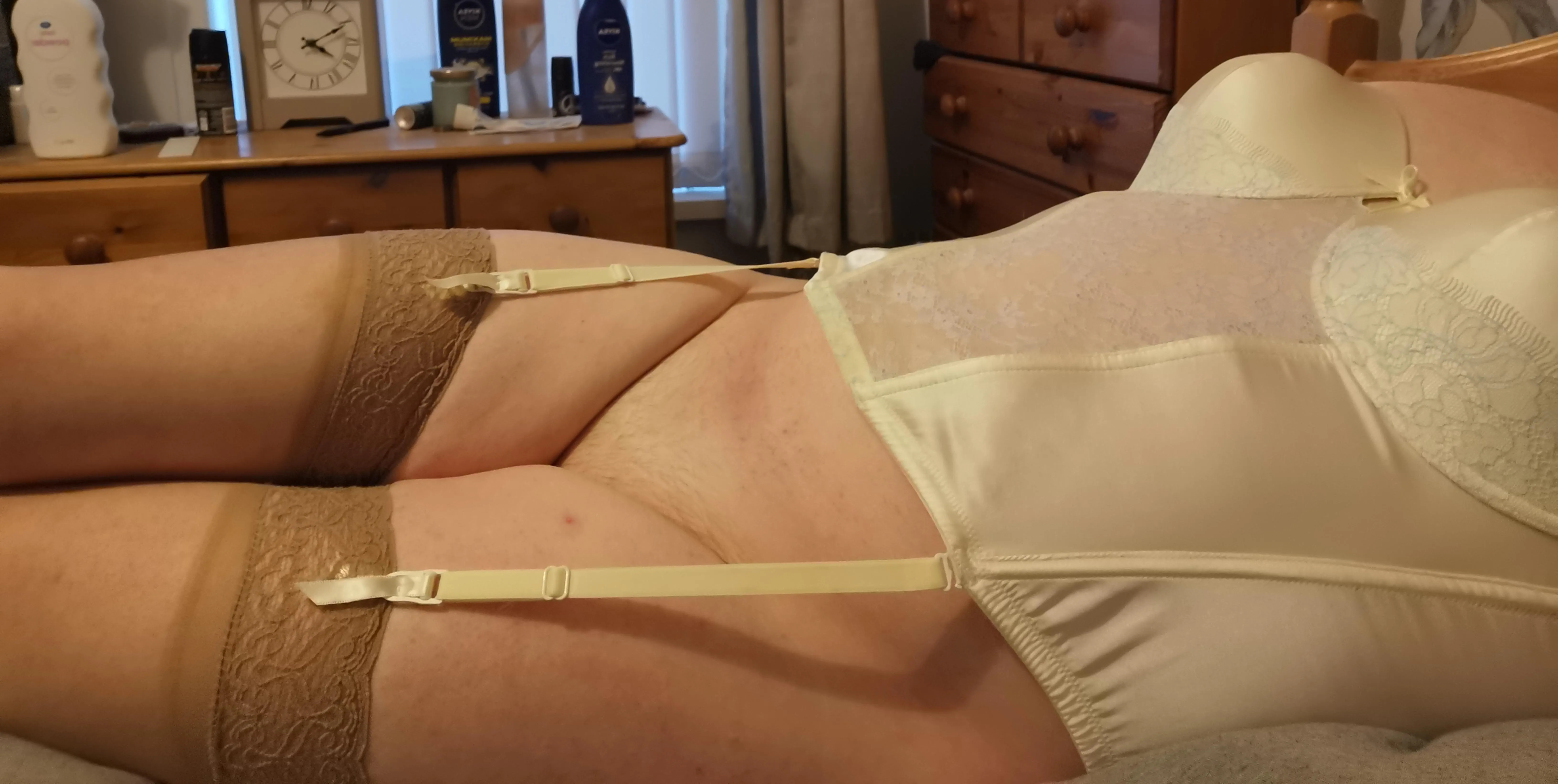 Tucked and waiting for daddy