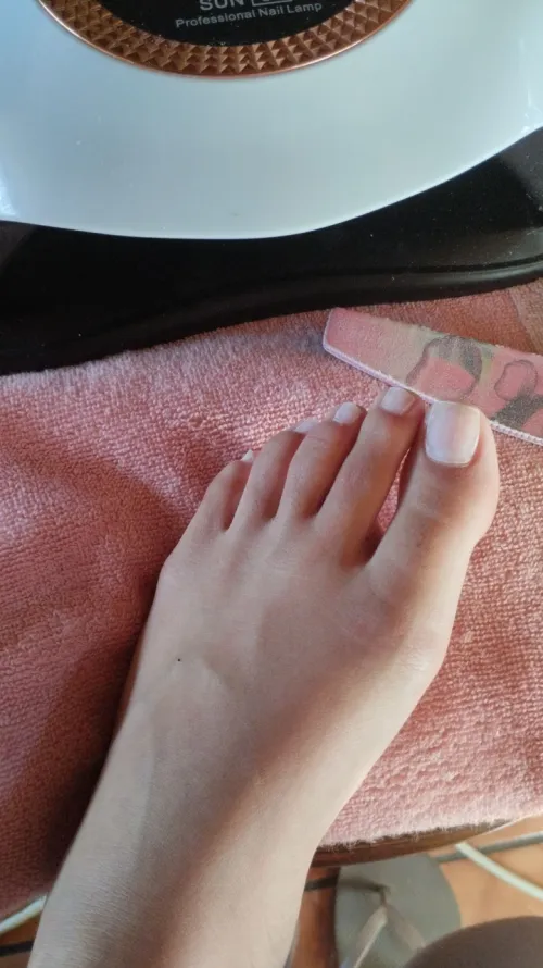 What colour should I do my toes next 😏?