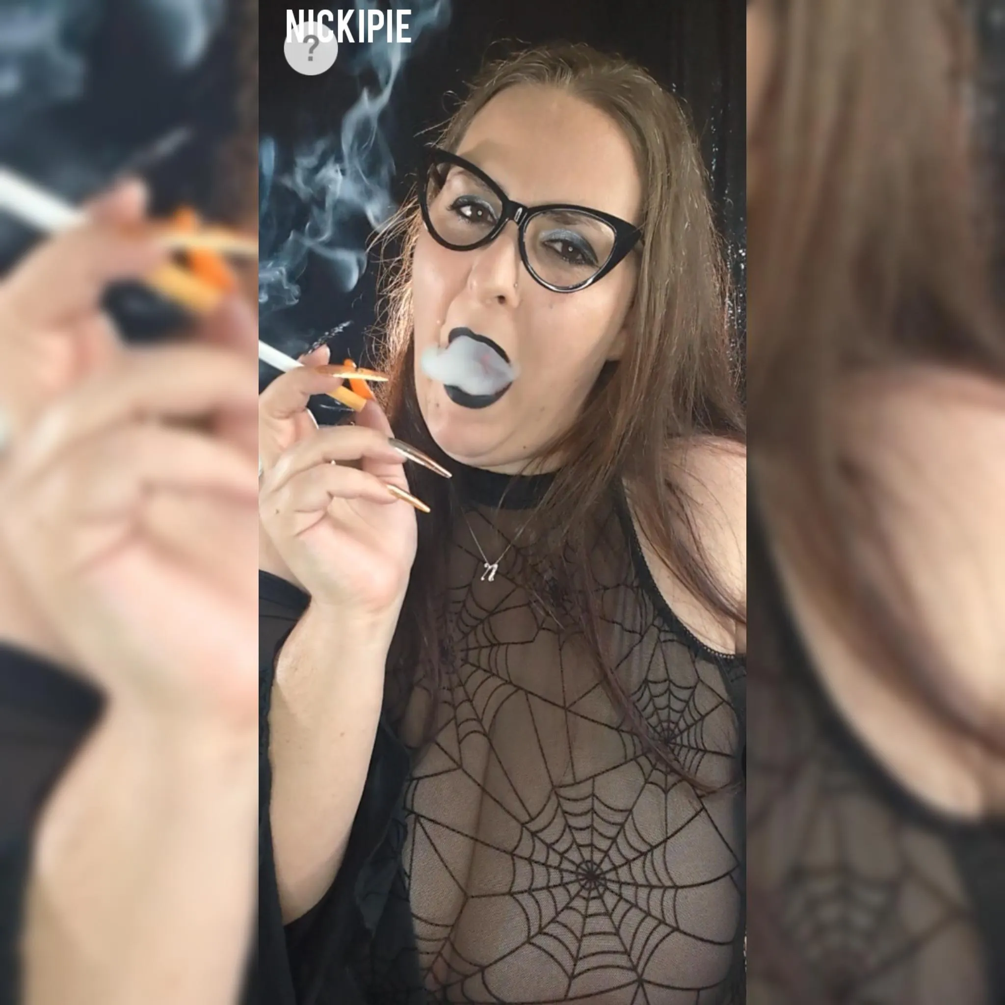 Who loves black lipstick and creamy smoke