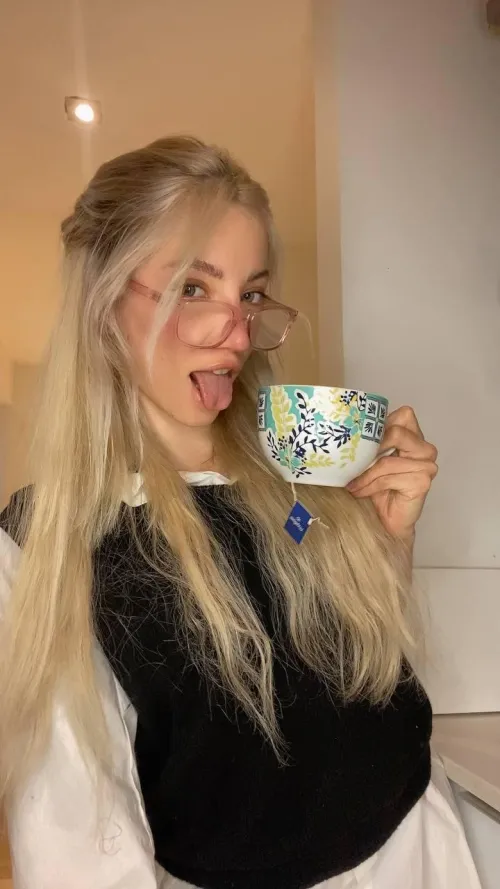 Would you like cream or just watch me spill it?