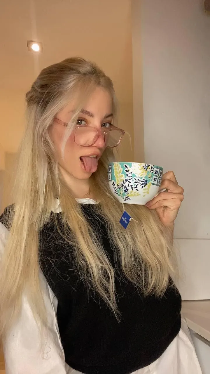 Would you like cream or just watch me spill it?