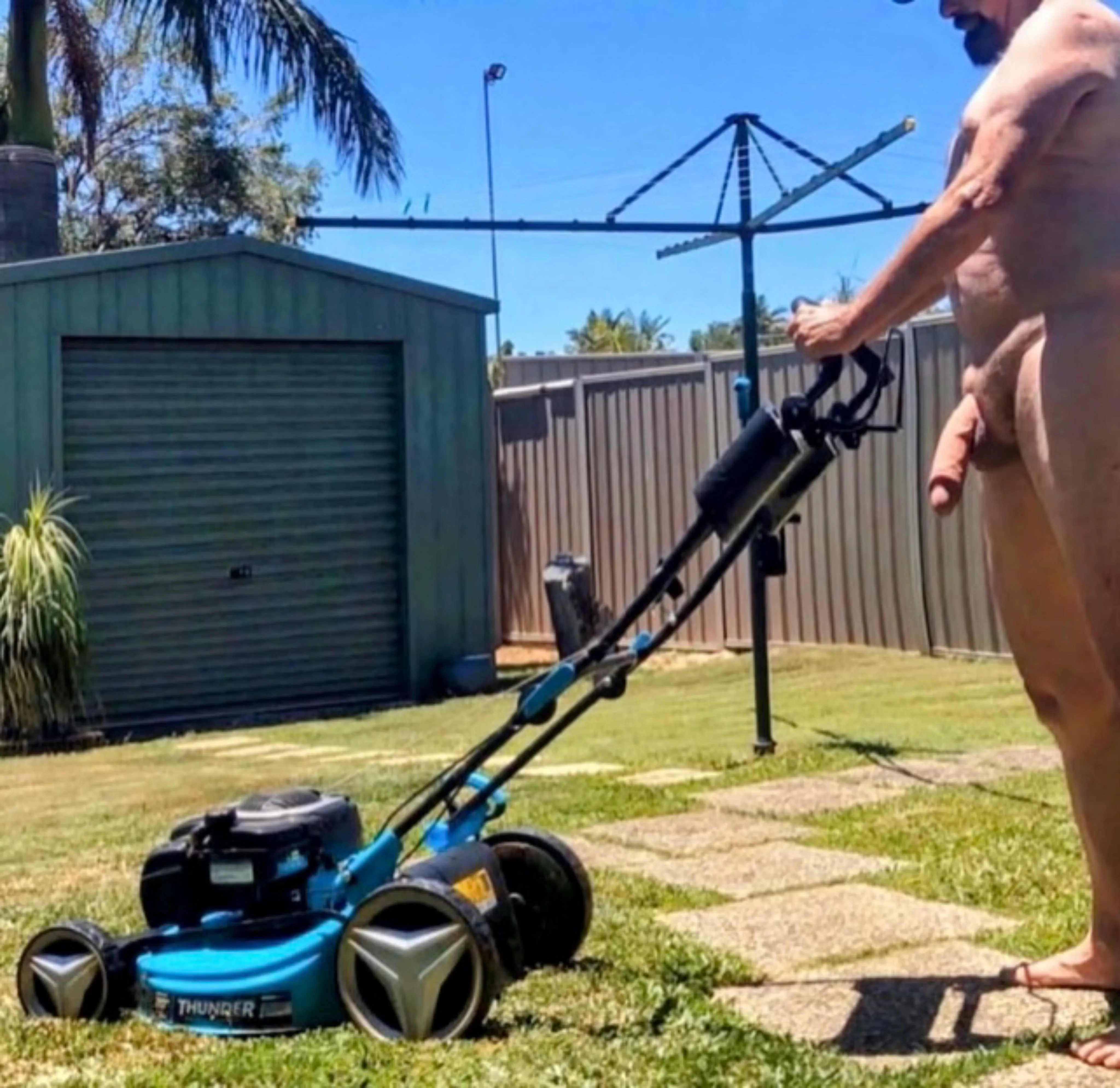 Yards mowed time to relax.