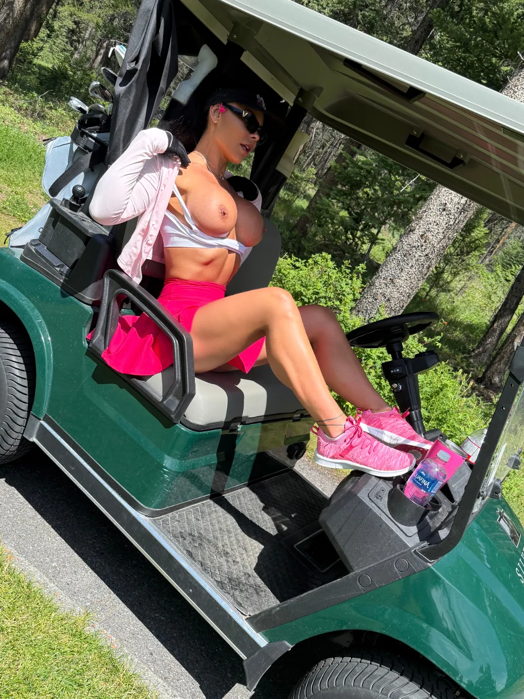 Are you playing better or worse if you golf with me