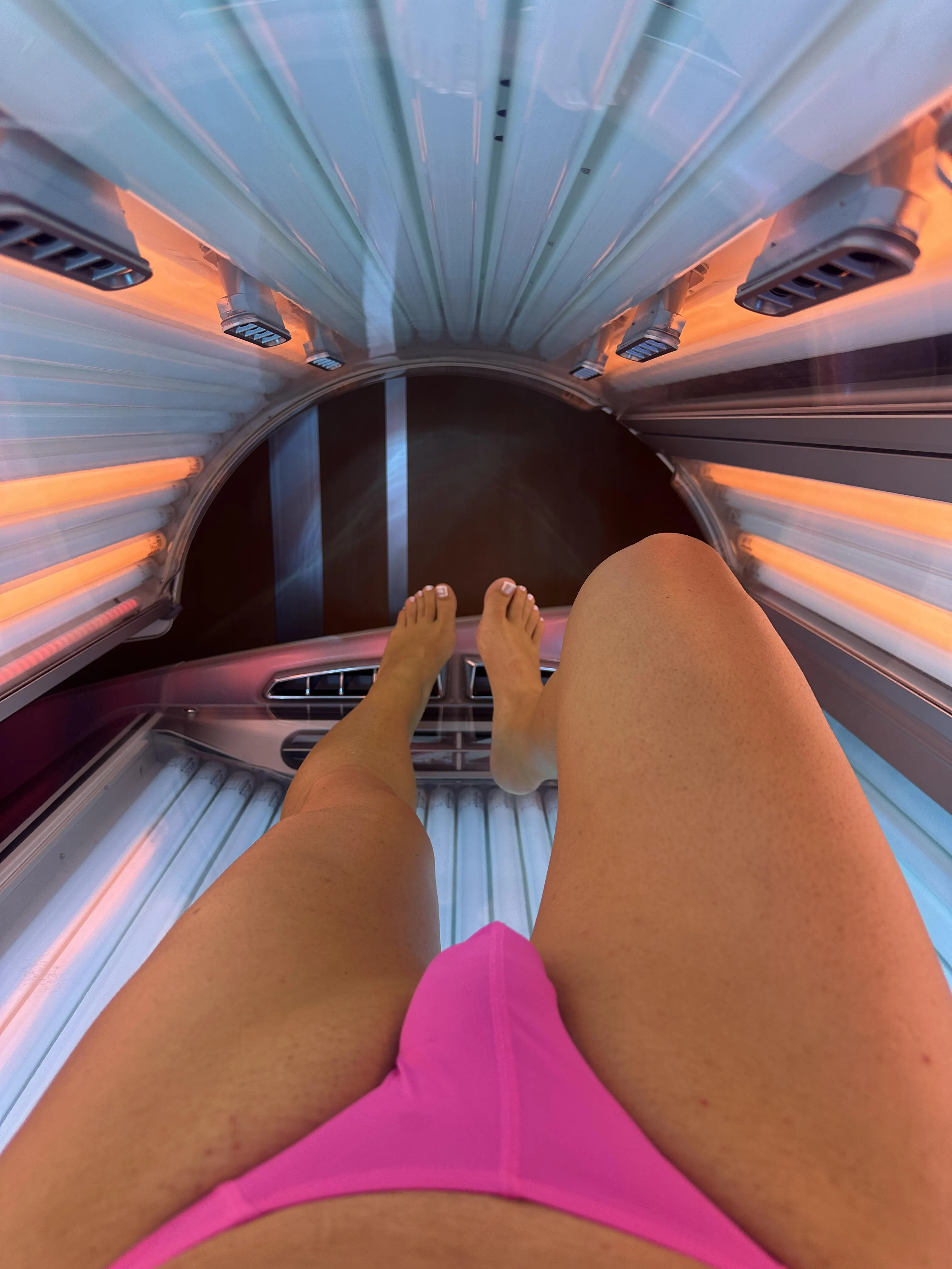 Back in the tanning bed!