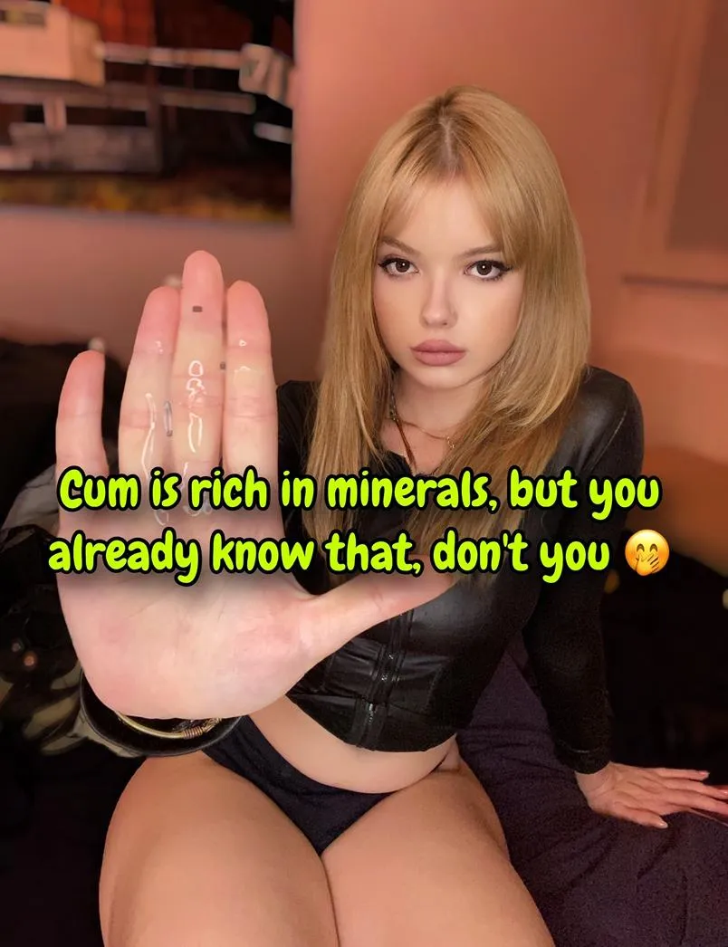 Cum is rich in nutrients [oc]