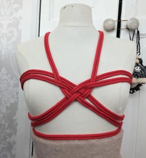 First try at making a shibari harness