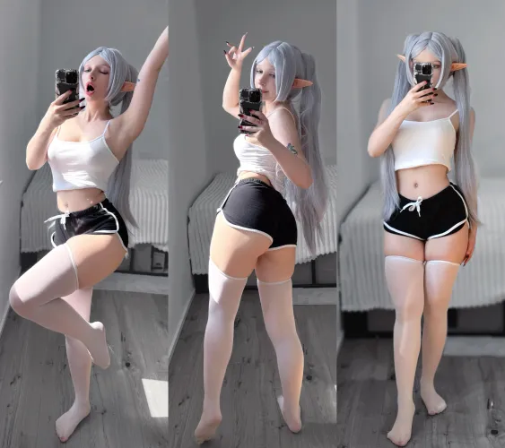 Frieren casual cosplay (by Hioshicos)