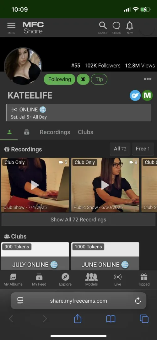 Going live again tonight